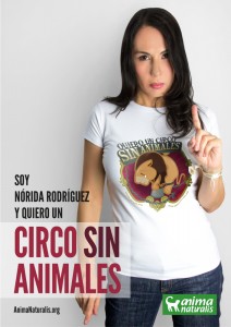 Soy Nórida Rodríguez y quiero un circo sin animales